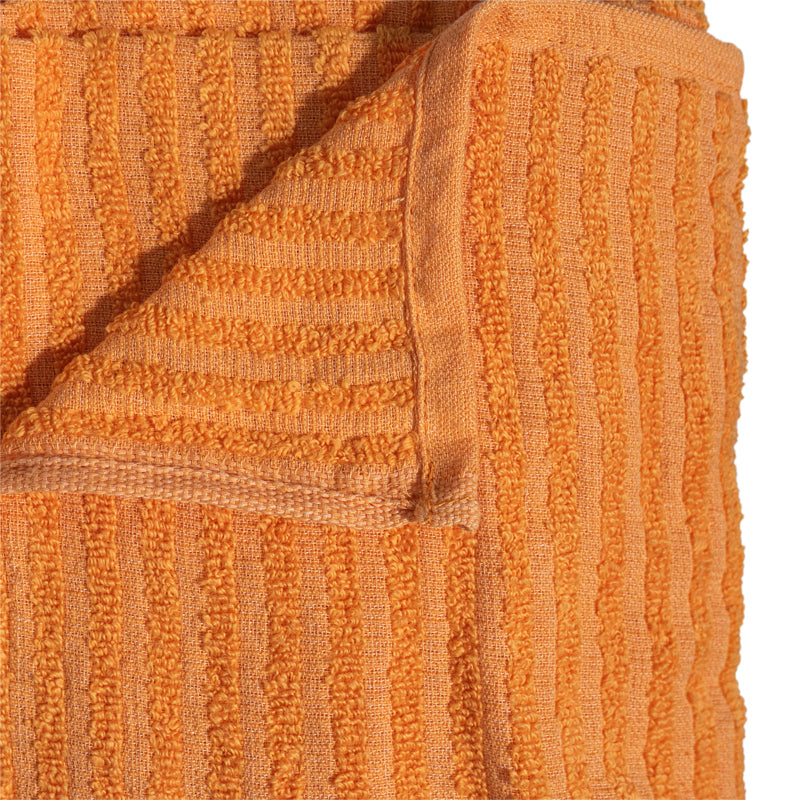 Micro Cotton LuxeDry Striped Bath Towel - Orange image 6