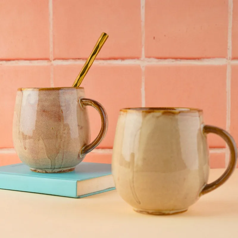 Blaina Ceramic Coffee Mug (350 mL) - Beige media 3