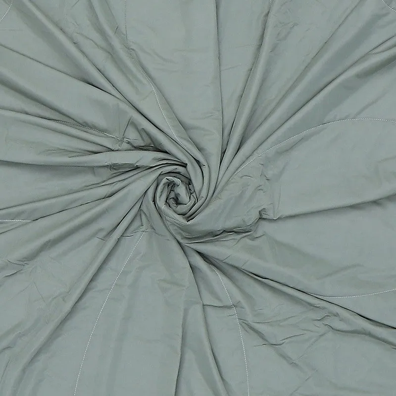 Monte Carlo Softelle Solid Polyester Reversible Comforter (Green & Grey) - 110 GSM media 6