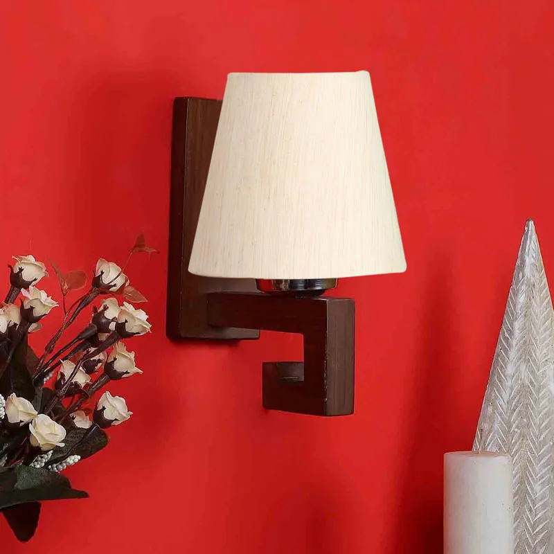Empyrean Conical Wooden Wall Lamp media 3