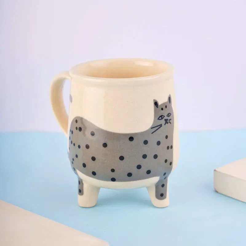 Polka Ceramic Tea Cup (250 mL) media 4