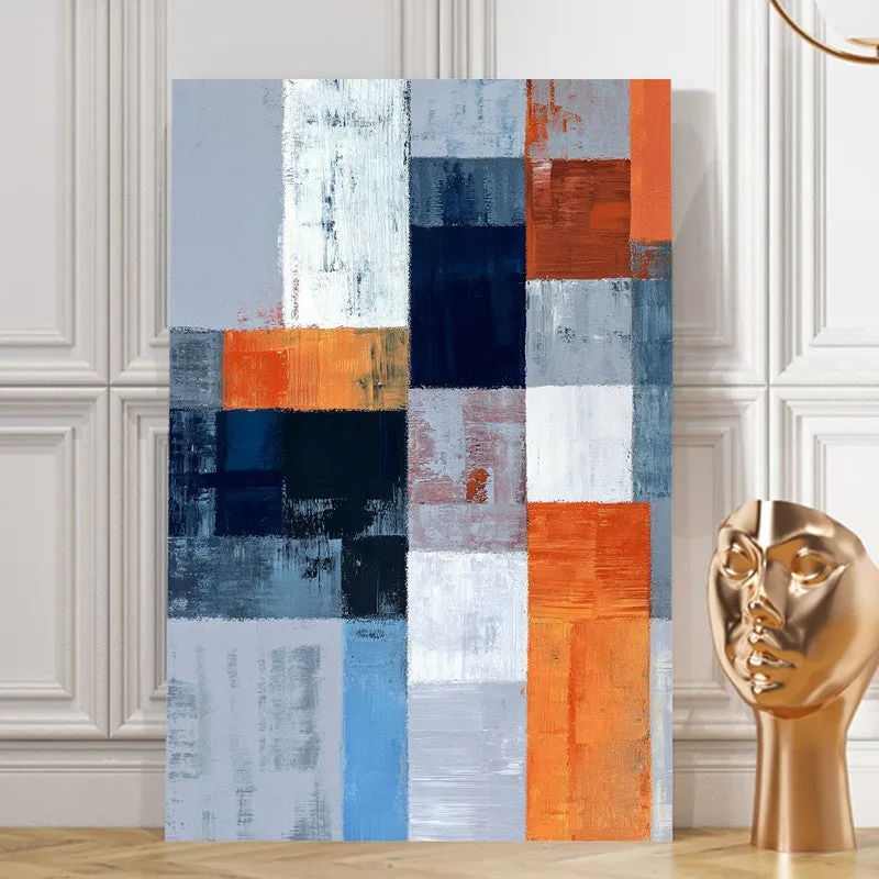 Balanced Stroke Grid Canvas Wall Art media 8