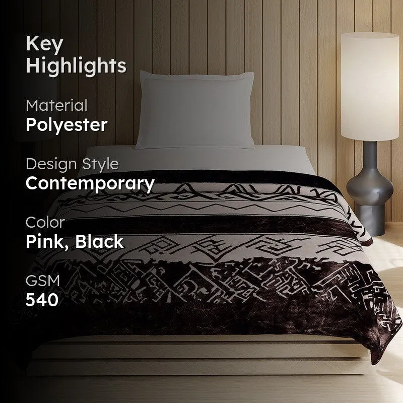 Monte Carlo Mystic Mocha Blanket - 540 GSM media 2