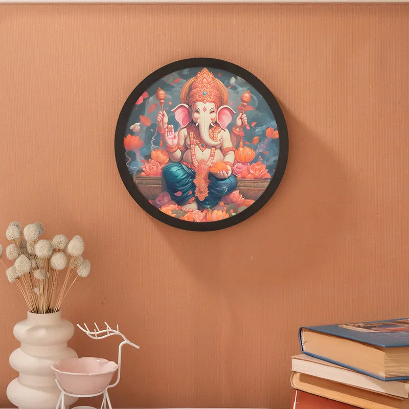 Ganesha Backlit Wall Art media 1