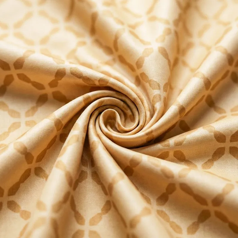 Ulrika Neva Cotton Bedsheet (Brown) - 200 TC media 5