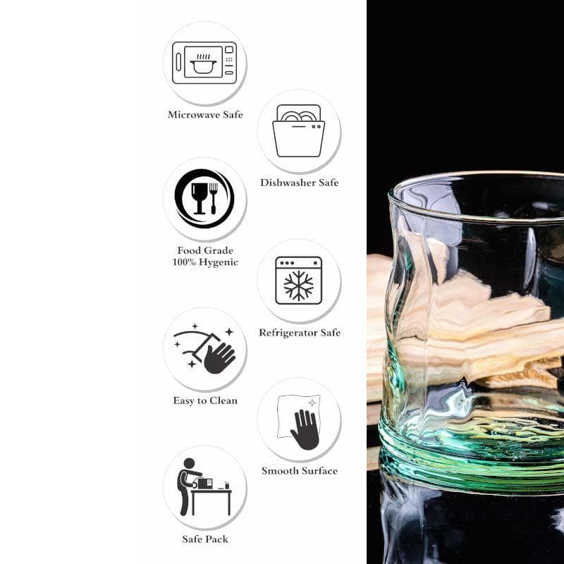 Pasabahce Curvisoy Glass Tumbler (340 ML) - Set Of Four media 6