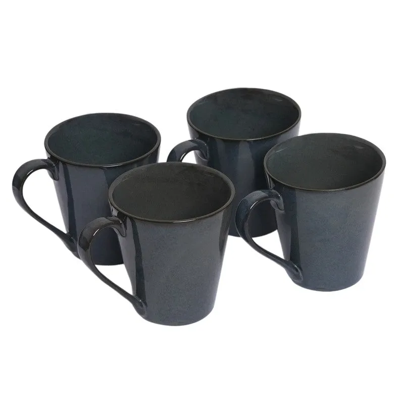Elegant Ceramic Coffee Mug (300 mL Each) - Set Of Four media 3