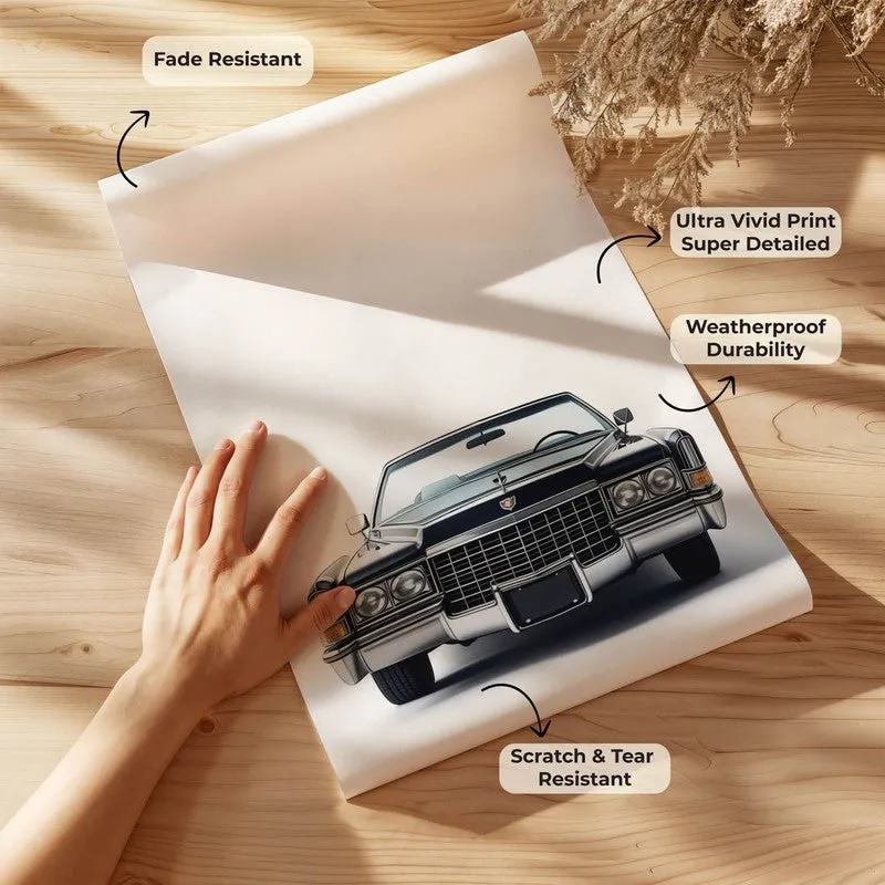 Classic Cruiser Wall Poster - Black media 8