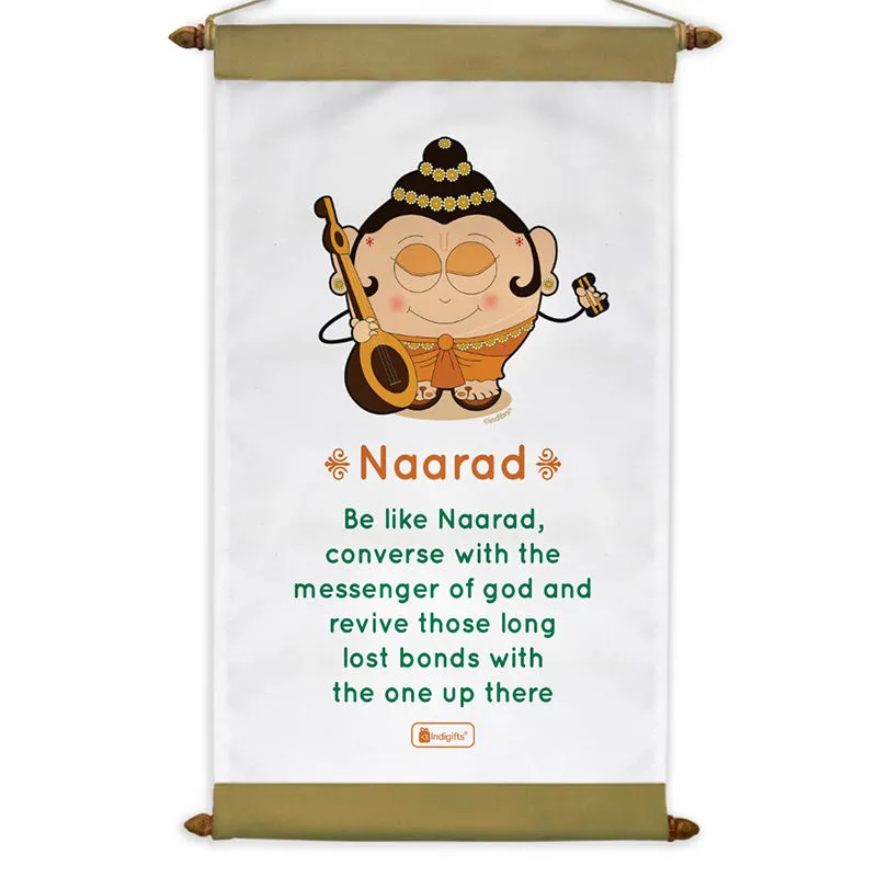 Whimsy Cute Naarad Canvas Wall Accent media 4