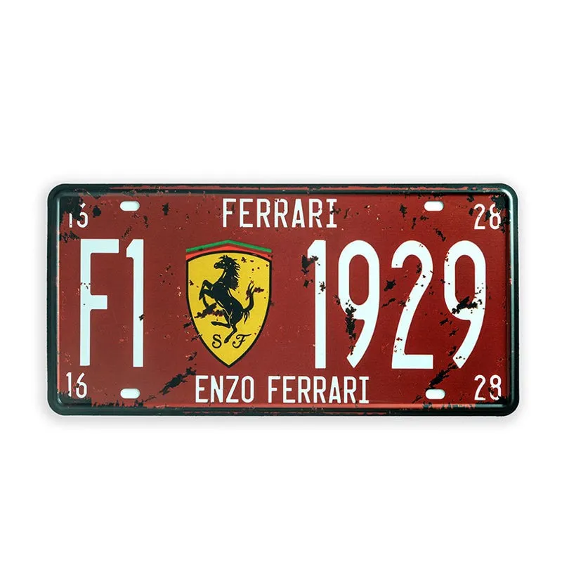 Ferrari F1 1929 Metal Wall Accent media 3