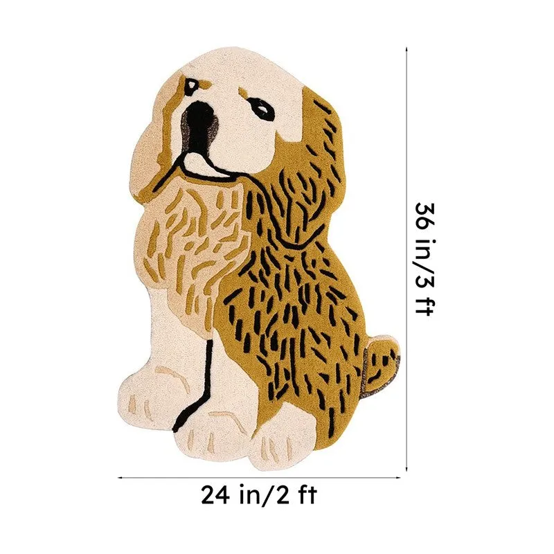Furry Dog Cotton Carpet media 7