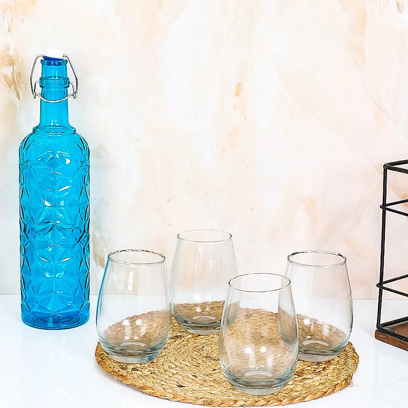 Victor 1000 mL Water Bottle With 350 mL Glasses - Five Piece Set media 3