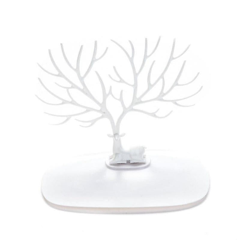 Autumn Tree Plastic Jewellery Organizer - White media 3