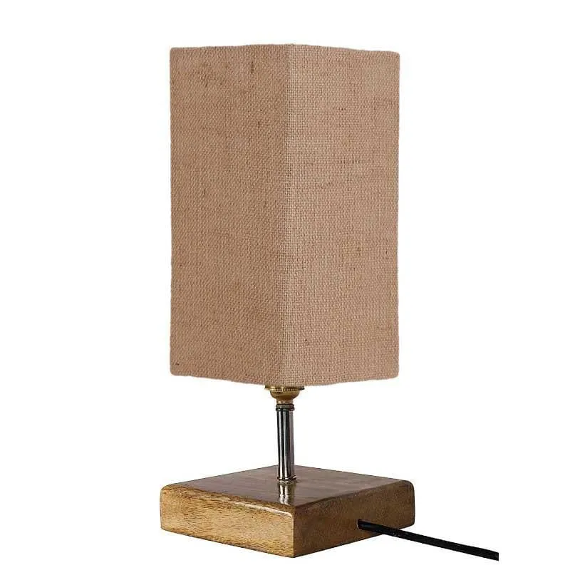 Sikoya Jute Fabric Table Lamp - Beige,Brown media 5