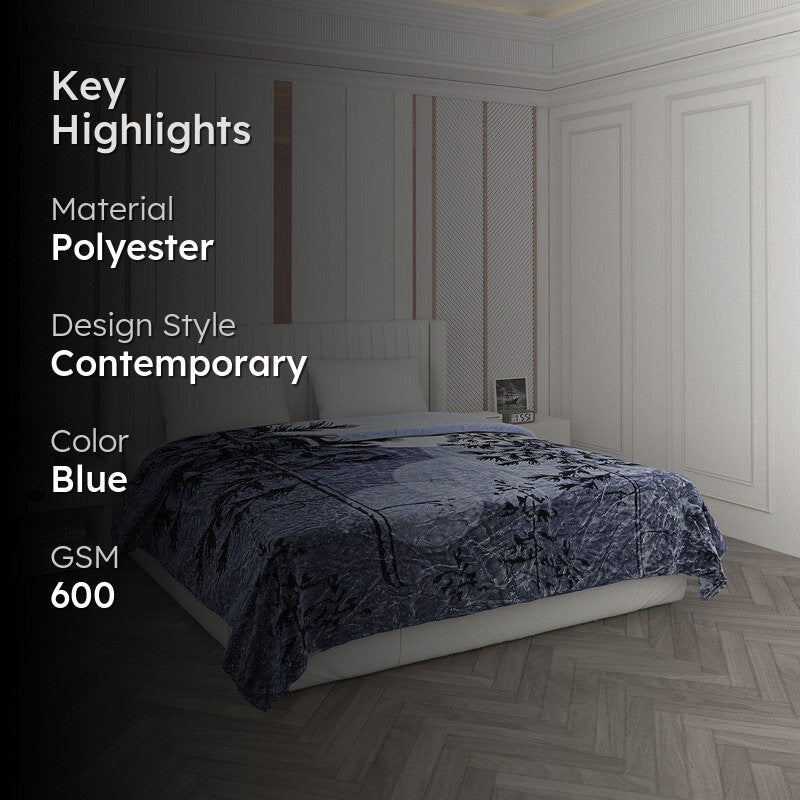 Monte Carlo Midnight Serenity Blanket - 600 GSM media 2