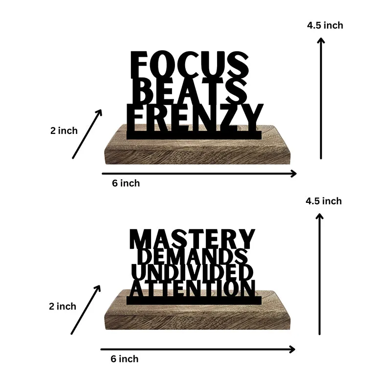 Focus & Mastery Showpiece - Set Of Two media 4