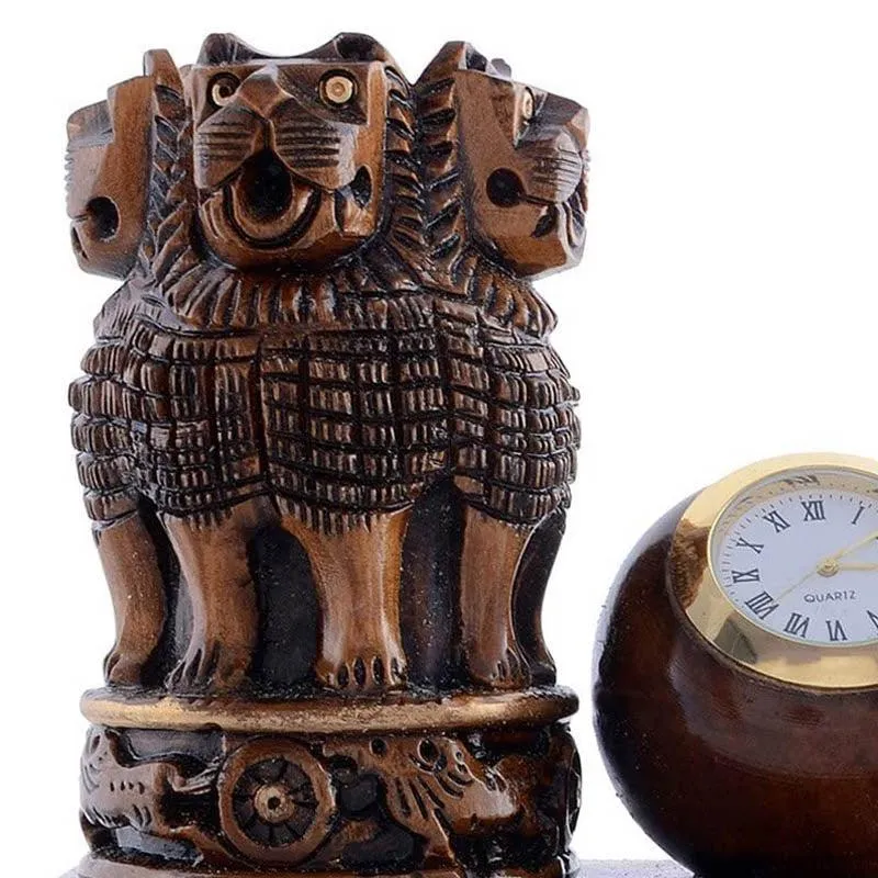 Timeless Tiranga Wooden Pen Stand media 4