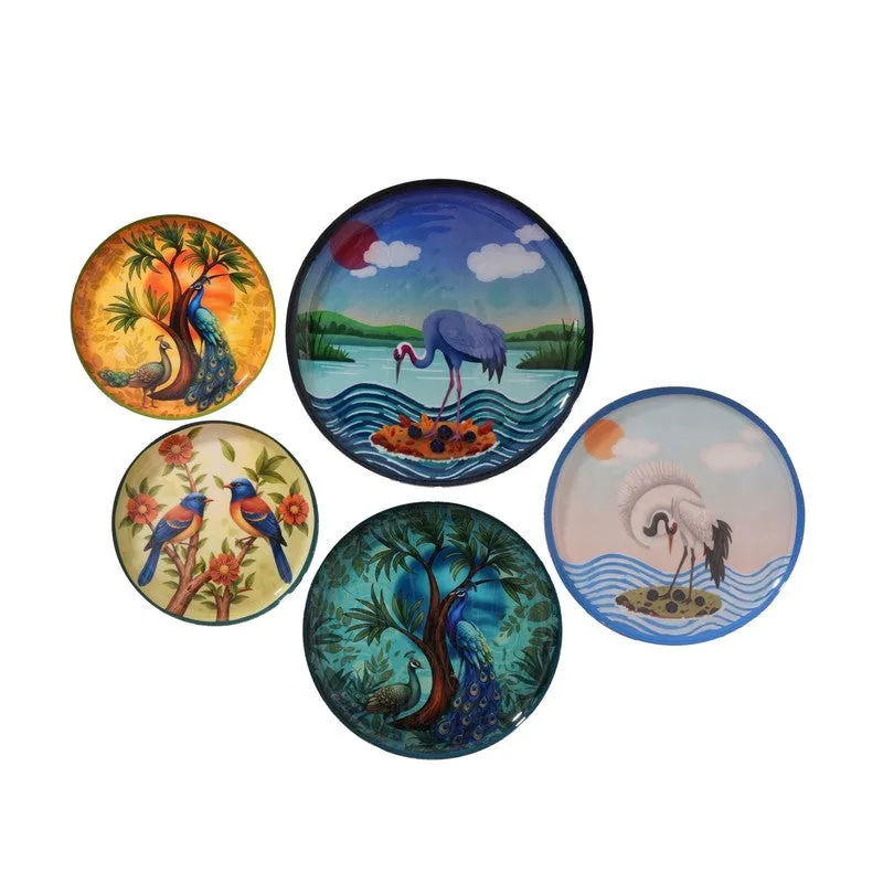 Feathered Haven Wall Plates - Set of Five media 4