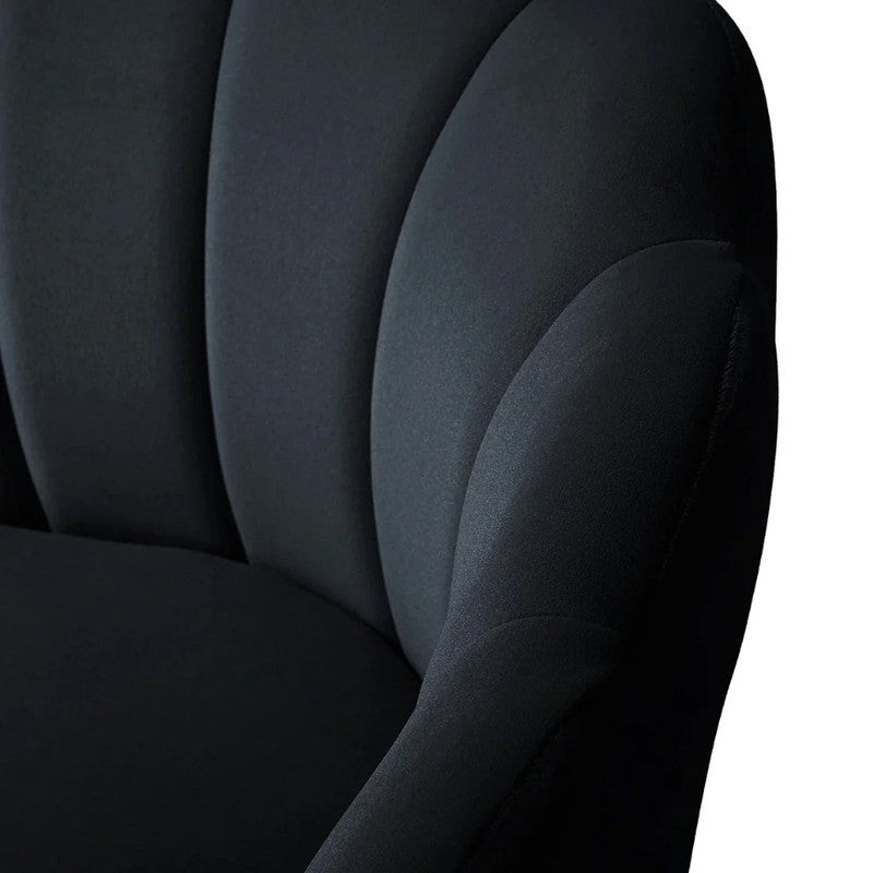 Velvique Shadow Accent Chair  Black media 6
