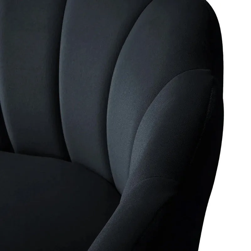 Velvique Shadow Accent Chair  Black media 6
