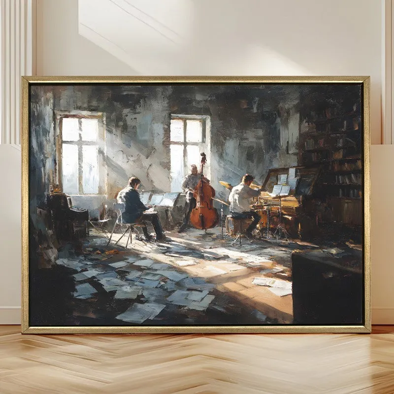 Soul Session Canvas Wall Painting With Frame media 4