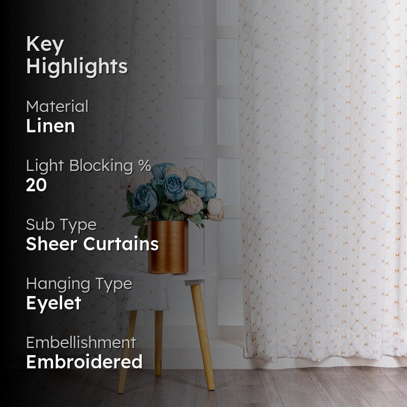 Nyrella Creative Weave Curtain - Set Of Two media 2