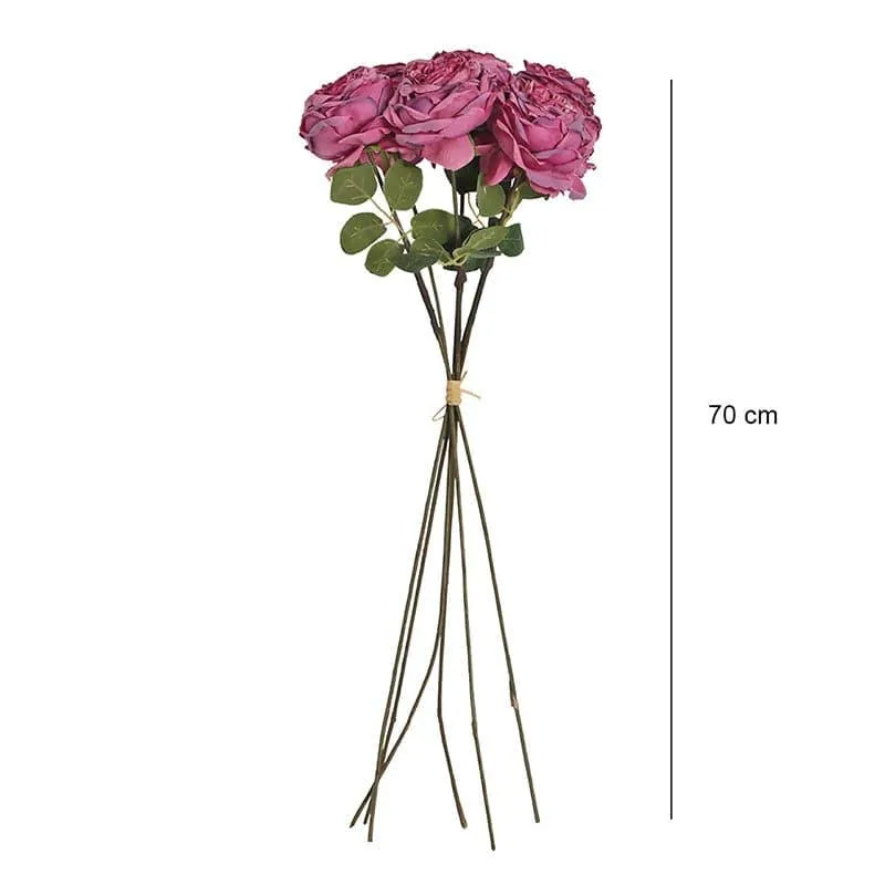 Faux Dry Rose Stick - Purple media 5