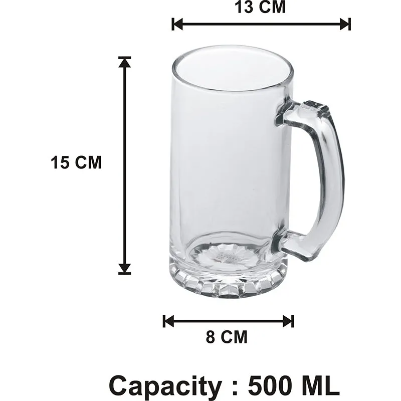 Redvers Beer Mug (500 ML) - Set Of Two media 5