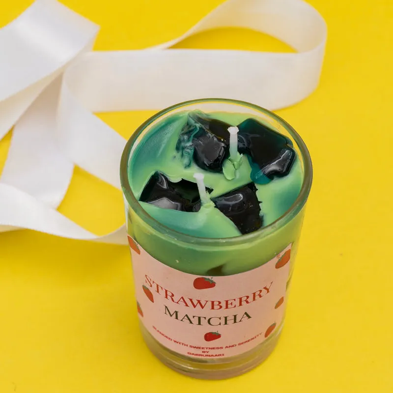 Strawberry Matcha Scented Candle - Strawberry media 4