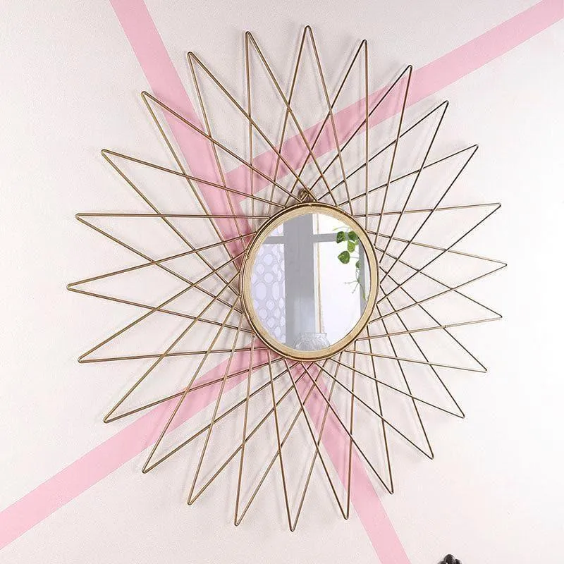 Radiant Nibbler Wall Mirror - Gold media 3