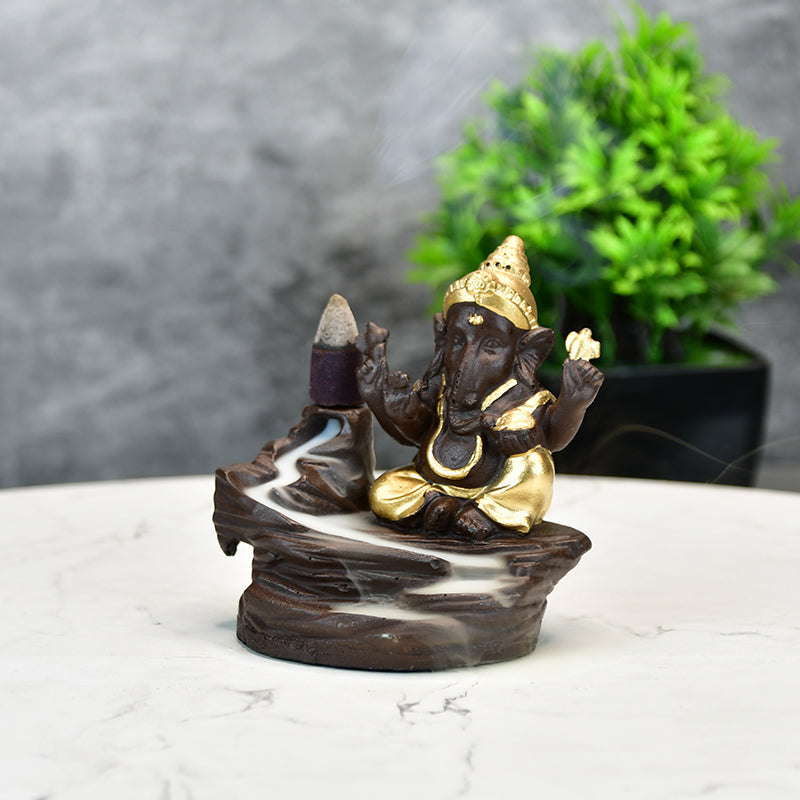 Golden Ganapati Smoke Fountain media 5