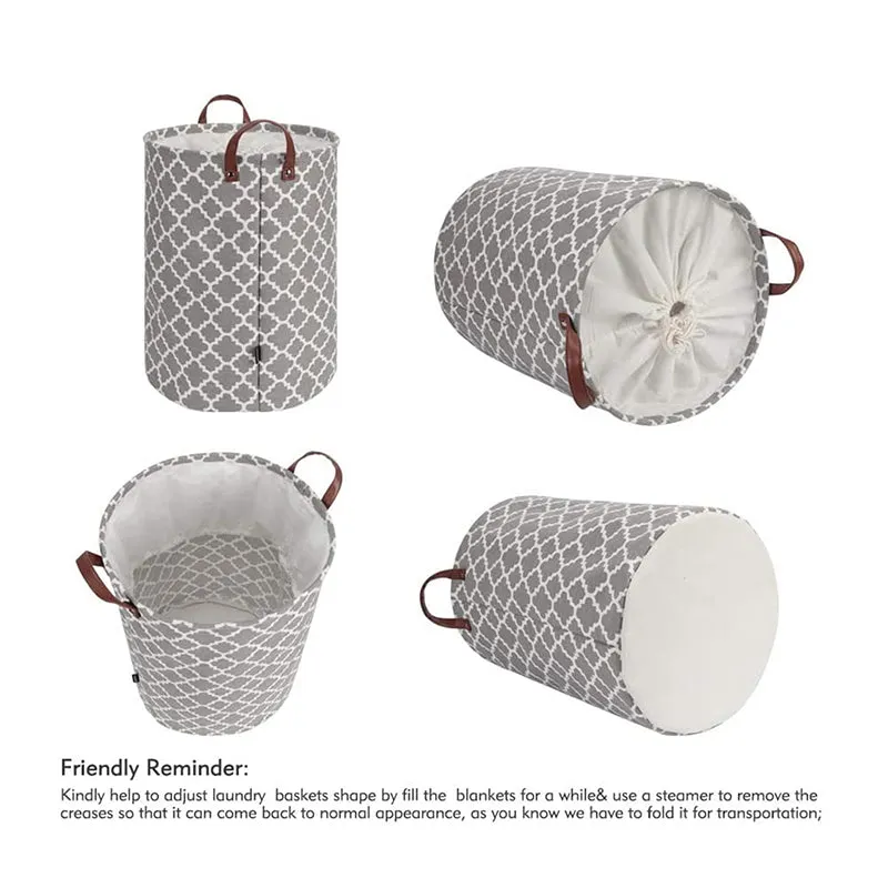 Entara Laundry Basket - Grey media 5