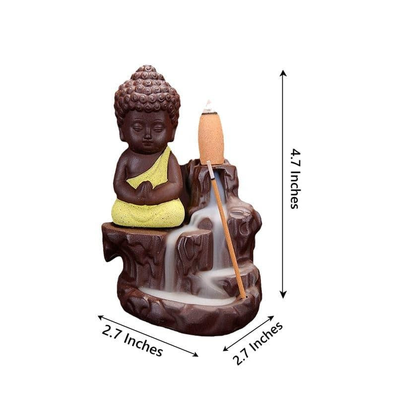 Little Budha Smoke Fountain - Yellow media 7