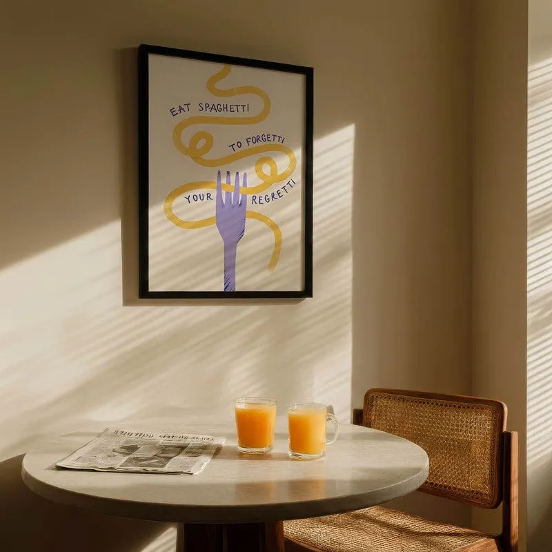 NoodleLoop Archival Canvas Wall Art - Black media 5