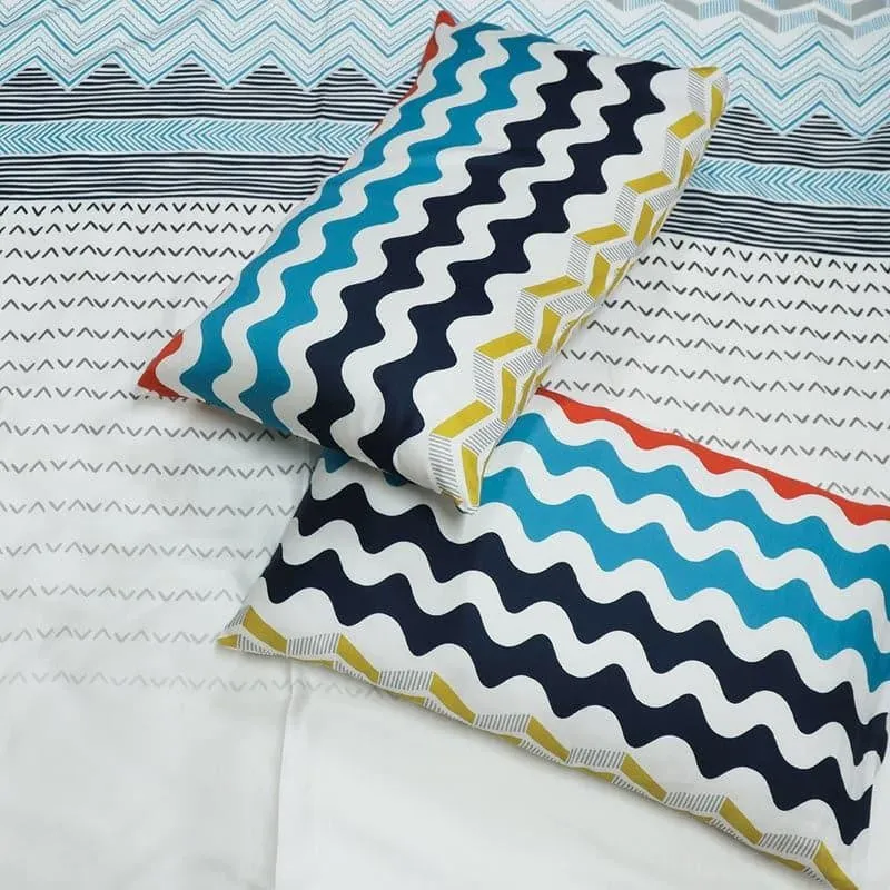 Bruva Wavy Cotton Bedsheet - 254 TC media 5