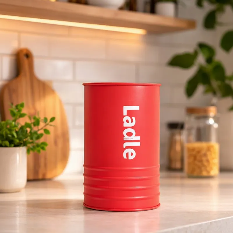 KitchenPlus Sturdy Cutlery Stand - Red media 3