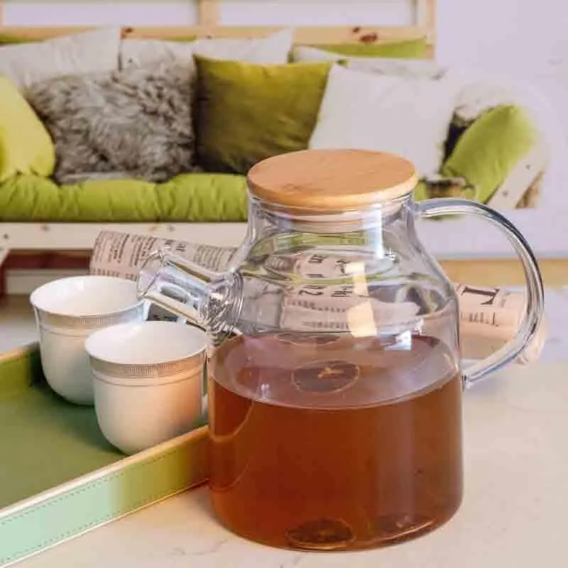 Holofy Serving Jug with Wooden Lid (Tall) media 1