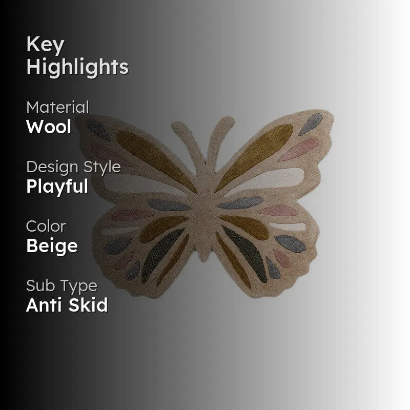 Petal Wings Wool Carpet media 2