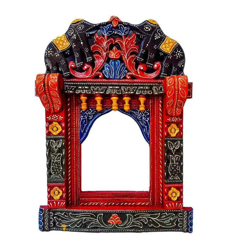 Jharokha Charm Wooden Wall Accent media 4