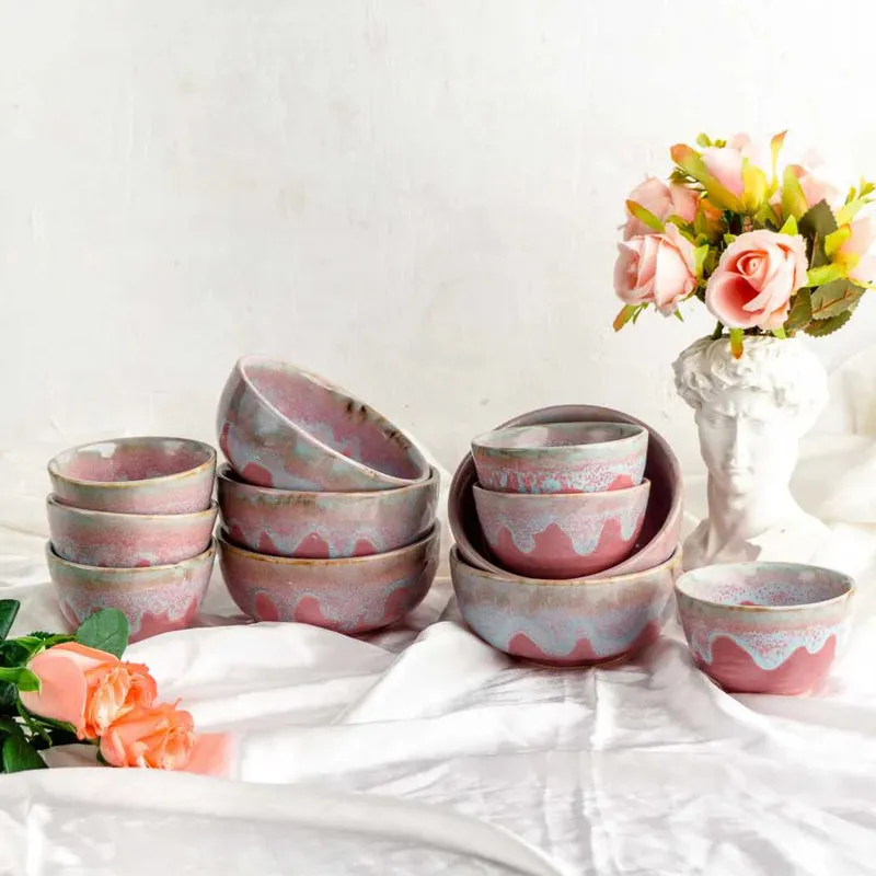 Aldia Handmade Ceramic Snack Bowl - 250 ML media 1
