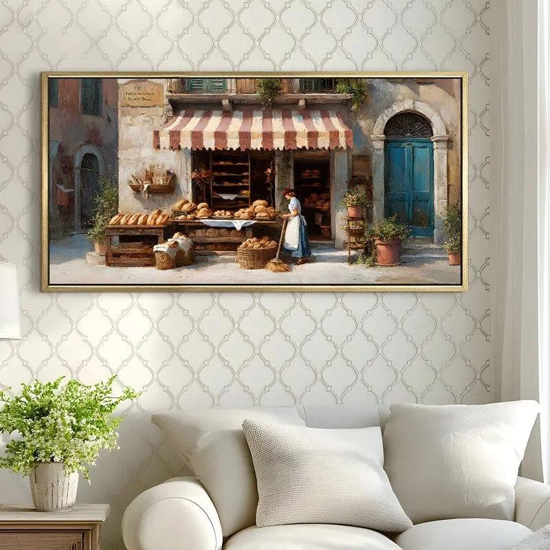 Boulangerie Canvas Wall Painting With Frame media 4