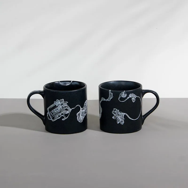 Casette Ceramic Coffee Mug (300 mL) - Black media 6