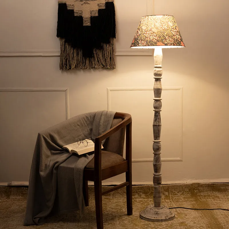 Nocturne Brown Ethnica Floor Lamp media 1