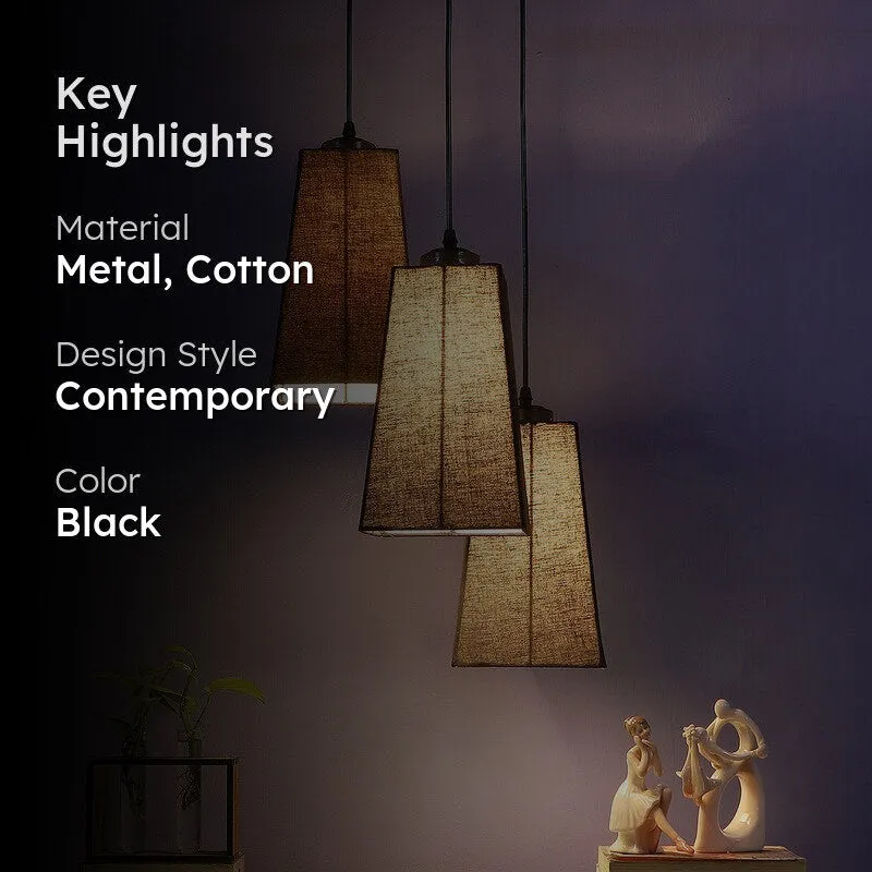 Shadowlux Triple Metal Ceiling Lamp - Black media 2