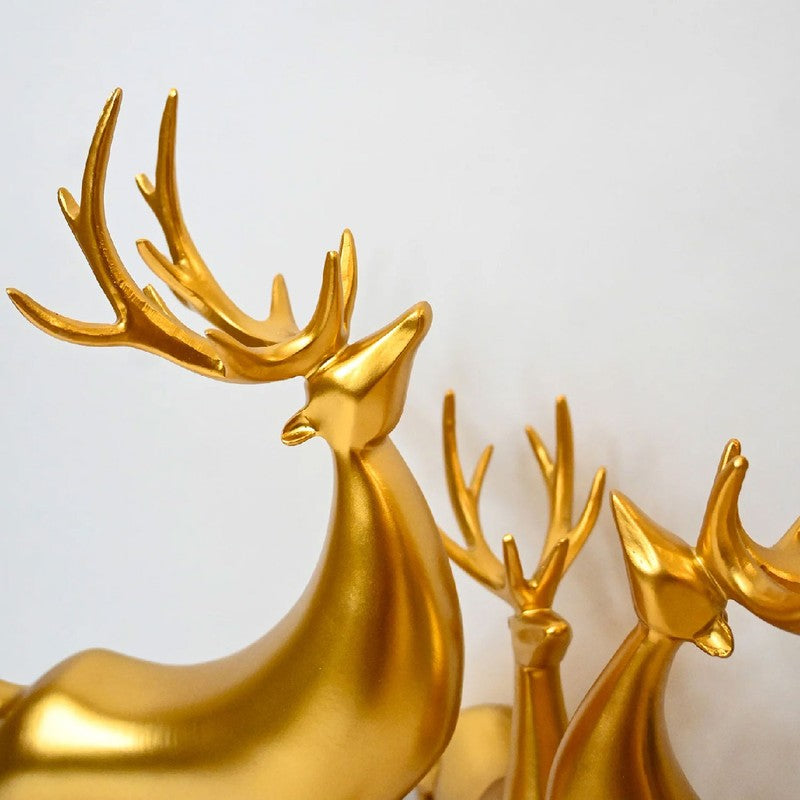 Forest Royalty Gilded Showpiece - Set Of Three media 5