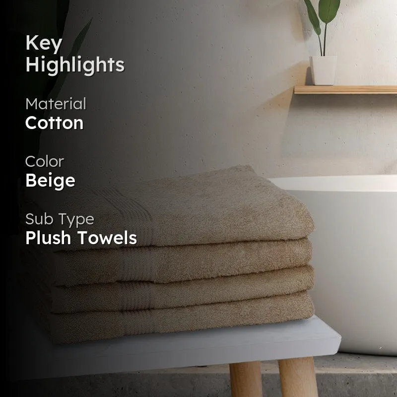 Bodil Bath Towel (Beige) - Set Of Four media 2