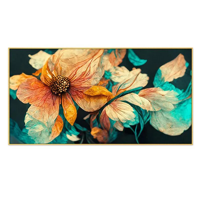 Gloria Glimmer Wall Painting With Frame media 4