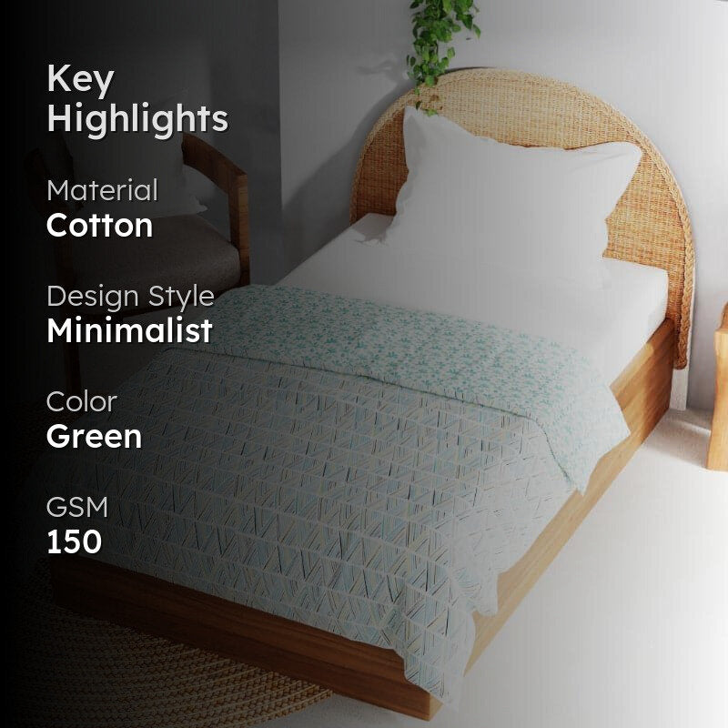Nihora Geometric Cotton Dohar  - 150 GSM media 2