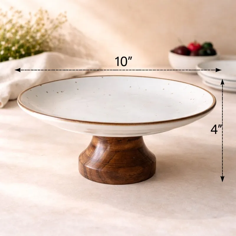Border Round Ceramic Cake Stand media 6