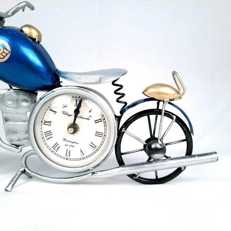Bullet Motorcycle Iron Table Clock media 7